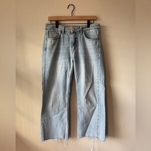 Zara Basic Light Blue Denim Sz 6